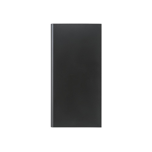 CLERK. Power bank 8'000 mAh com painel solar em alumínio 100% reciclado