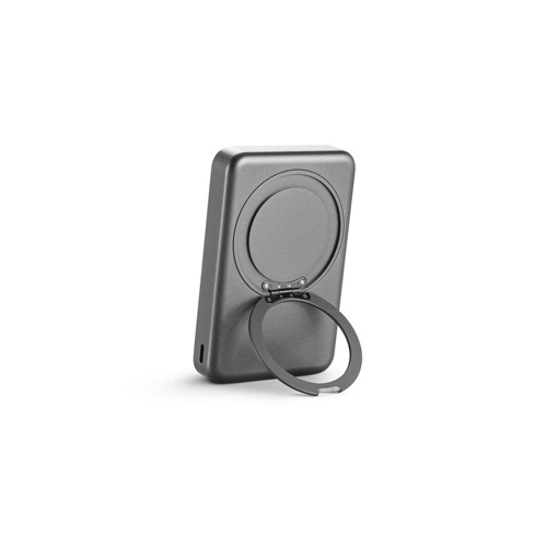 WARSHEL 10. Power bank magnética 10'000 mAh com carregador wireless super rápido 15W em ABS reciclado (100% rABS) com suporte