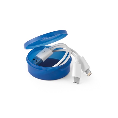 EMMY. Cabo USB 3 em 1 em ABS e PVC