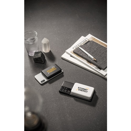AMPERE 10. Power bank magnética 10'000 mAh com carregador wireless super rápido 15W em ABS reciclado (100% rABS)
