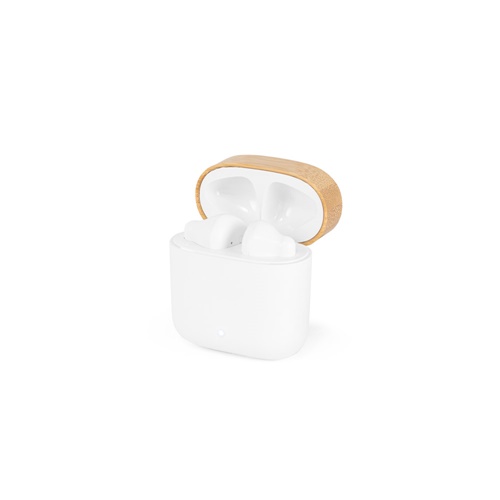 COBAIN. Auriculares sem fios com 5h de autonomia em ABS reciclado (100% rABS) e bambu