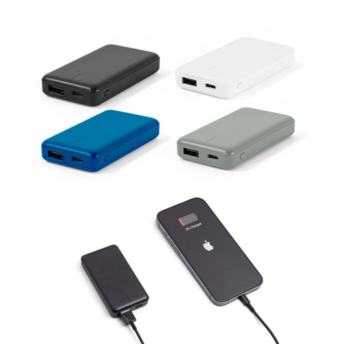 SHERYL. Power bank 4'000 mAh em ABS reciclado (100% rABS)