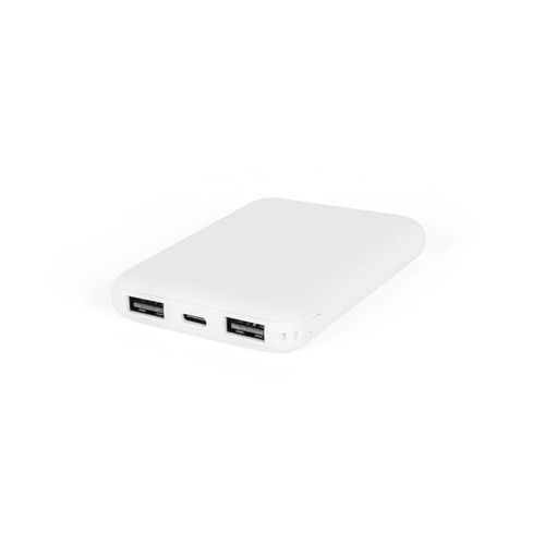 LEAKEY 5. Power bank 5'000 mAh em ABS reciclado (100% rABS)