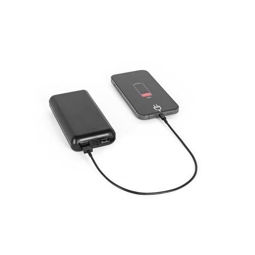 LEAKEY 20. Power bank 20'000 mAh em ABS reciclado (100% rABS)
