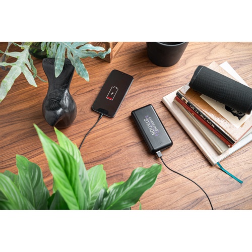 LEAKEY 20. Power bank 20'000 mAh em ABS reciclado (100% rABS)