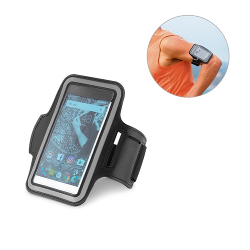 CONFOR. Braçadeira em PU e soft shell para smartphone 6'5''