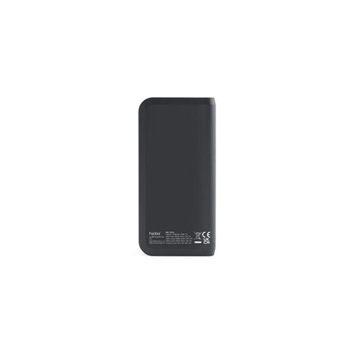 BECKER 10. Power bank 10'000 mAh em ABS reciclado (100% rABS) com carregador wireless super rápido 15W