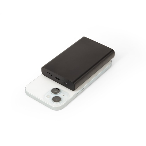 WRIGHT 10. Power bank magnética com carregamento super-rápido em alumínio reciclado e ABS reciclado 10'000 mAh