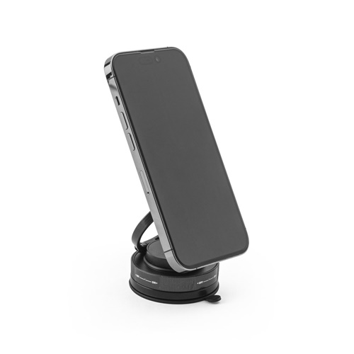 KEPLER. Suporte magnético para telemóvel com sistema de fixação em vácuo para superfícies lisas e não lisas (rotação 360º)