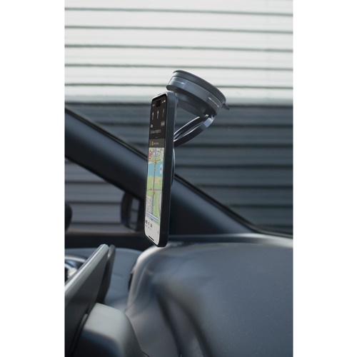 KEPLER. Suporte magnético para telemóvel com sistema de fixação em vácuo para superfícies lisas e não lisas (rotação 360º)