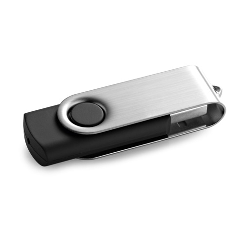 CLAUDIUS 16GB. Pen Drive USB de 16 GB com clipe em metal