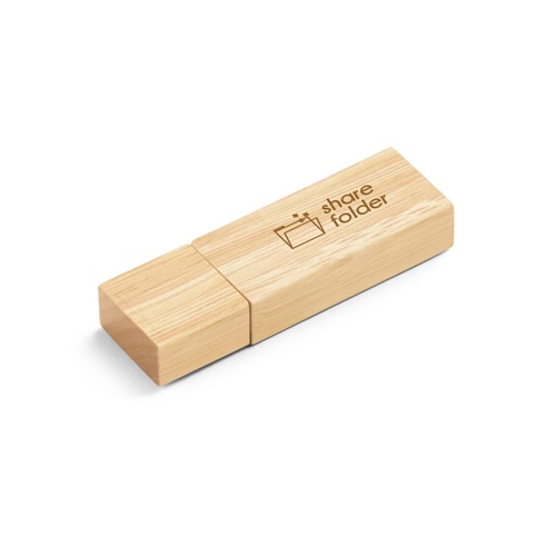 VENTER 8GB. Pen Drive USB com 8GB em bambu