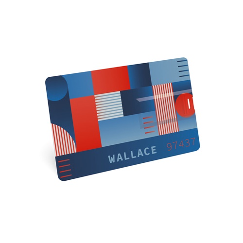 WALLACE 8GB. Pen Drive UDP com 8GB em ABS