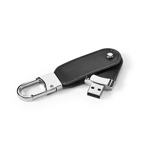 BRAGG 8GB. Memória USB com 8GB em PU e com mosquetão