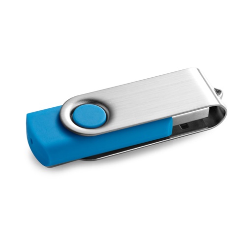 CLAUDIUS 4GB. Pen Drive USB de 4 GB com clipe em metal