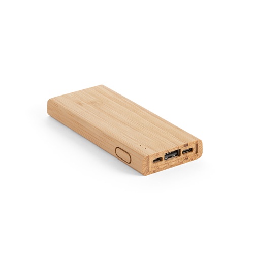 KOHN. Power bank 5'000 mAh em bambu