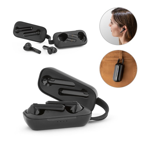 BOSON. Auriculares sem fios com 3h de autonomia em ABS reciclado (100% rABS)