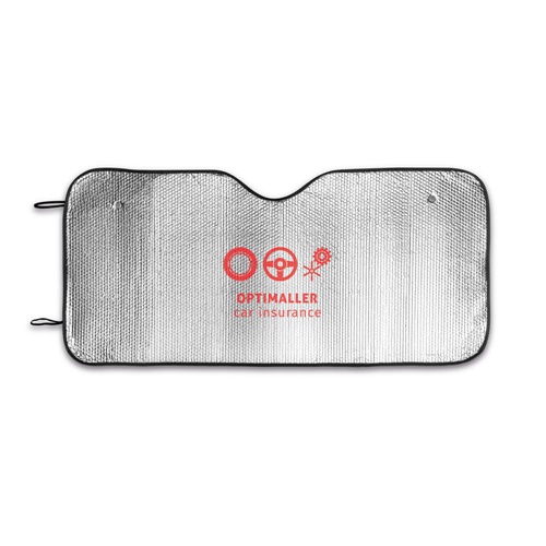 CRADLE. Protetor solar para carros em PE e forrado a alumínio