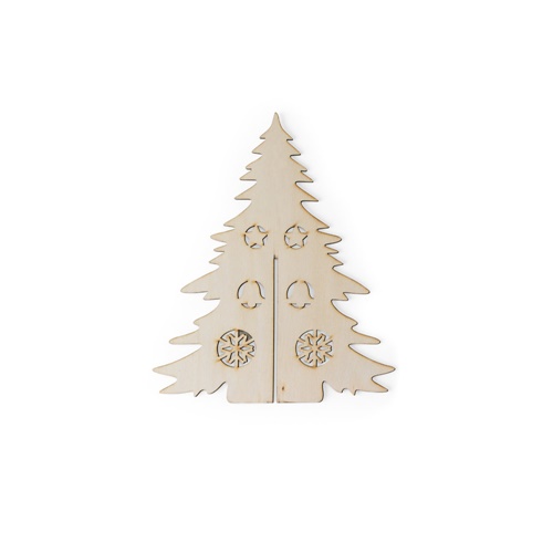 PINERY. Árvore de Natal desmontável para colorir em madeira