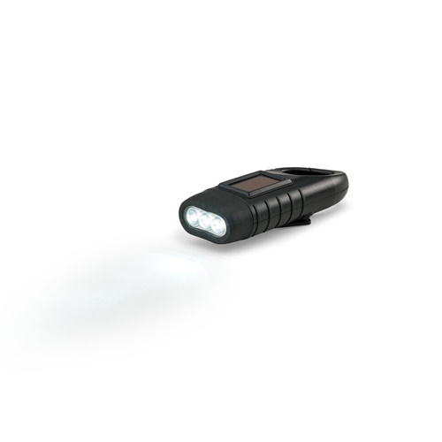 SOLARKY. Lanterna compacta de 0'5 W em ABS, com 3 LEDs brancos com 90 lumens