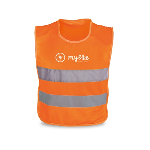 MIKE. Colete refletor para criança em poliéster (100%)