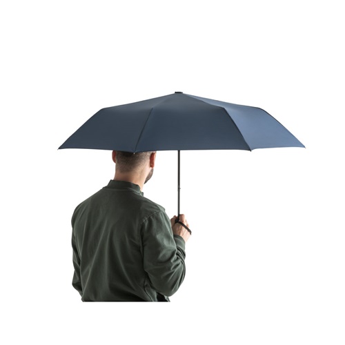 CIMONE. Guarda-chuva em poliéster reciclado (100% rPET) 190T pongee dobrável com abertura automática