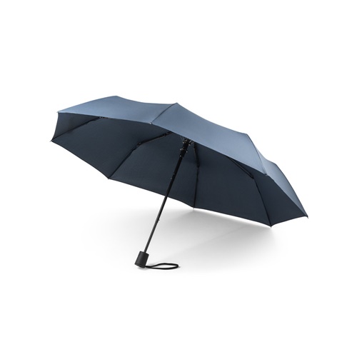 CIMONE. Guarda-chuva em poliéster reciclado (100% rPET) 190T pongee dobrável com abertura automática