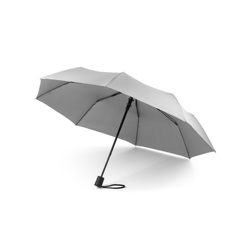 CIMONE. Guarda-chuva em poliéster reciclado (100% rPET) 190T pongee dobrável com abertura automática