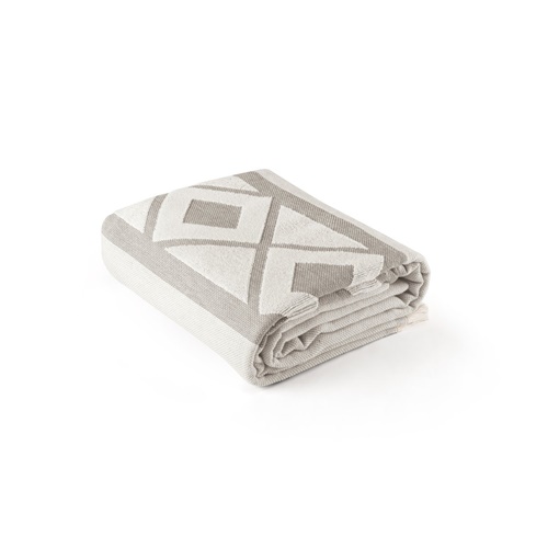 MALEK. Toalha multifunções (350 g/m²) em algodão (85%) e algodão reciclado (15%)
