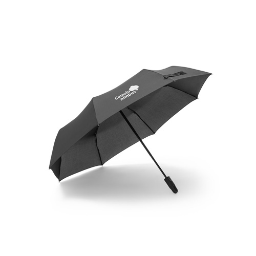 GUSTAVO. Guarda-chuva em poliéster reciclado (100% rPET) 190T pongee com abertura e fecho automático