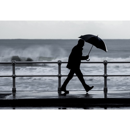 ALBERT. Guarda-chuva em pongee 190T com abertura automática