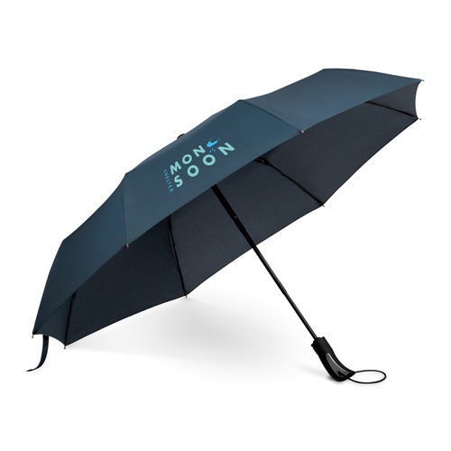 CAMPANELA. Guarda-chuva dobrável em pongee 190T com abertura e fecho automáticos