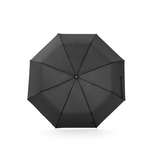 AIDEN. Guarda-chuva de 21" em poliéster reciclado (100% rPET) pongee 190T, dobrável em 3 secções