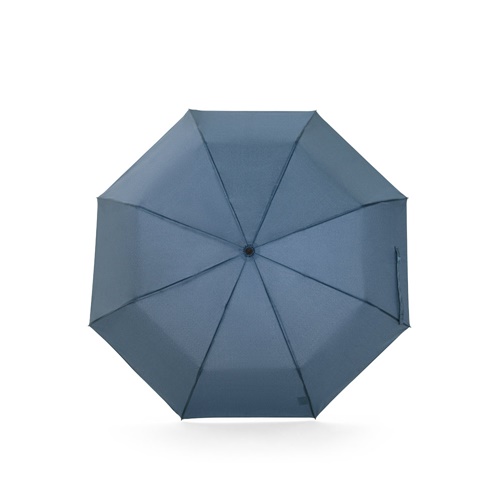 AIDEN. Guarda-chuva de 21" em poliéster reciclado (100% rPET) pongee 190T, dobrável em 3 secções
