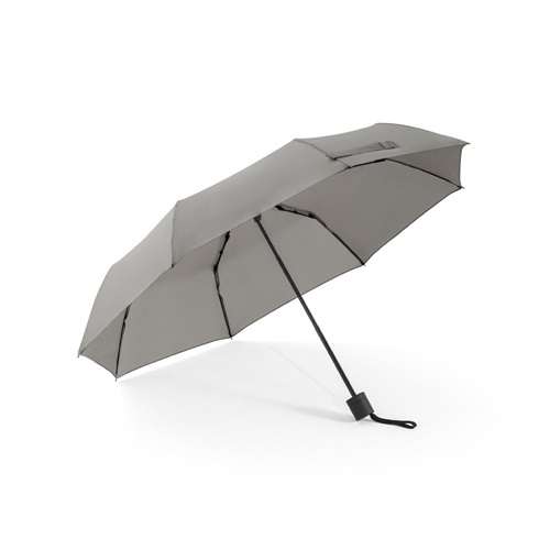 AIDEN. Guarda-chuva de 21" em poliéster reciclado (100% rPET) pongee 190T, dobrável em 3 secções