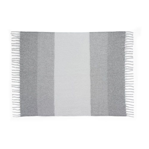 COMFY. Manta em poliéster reciclado (100% rPET)(300 g/m²), com uma sensação de toque "mohair"