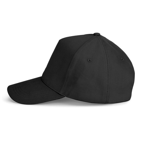 ASHTON. Boné 100% algodão (260 g/m²) com 5 painéis