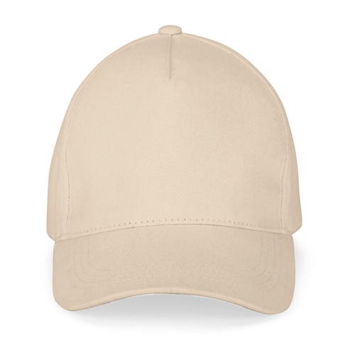 ASHTON. Boné 100% algodão (260 g/m²) com 5 painéis