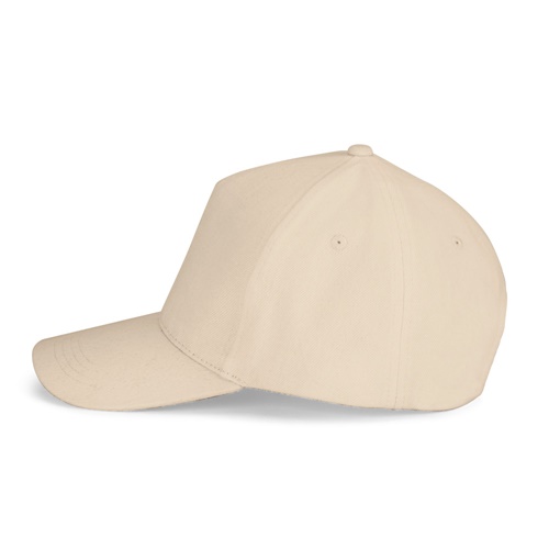 ASHTON. Boné 100% algodão (260 g/m²) com 5 painéis