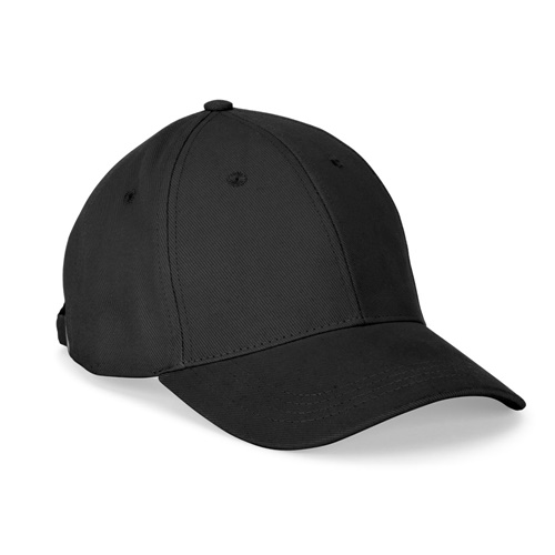 NATHAN. Boné 100% algodão (260 g/m²) com 6 painéis