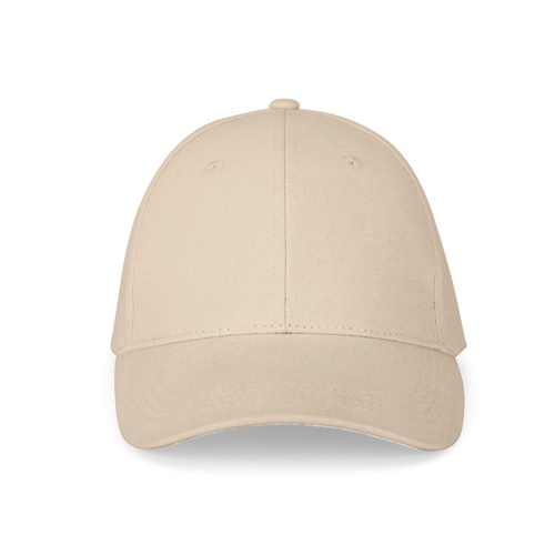 NATHAN. Boné 100% algodão (260 g/m²) com 6 painéis