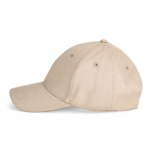 NATHAN. Boné 100% algodão (260 g/m²) com 6 painéis