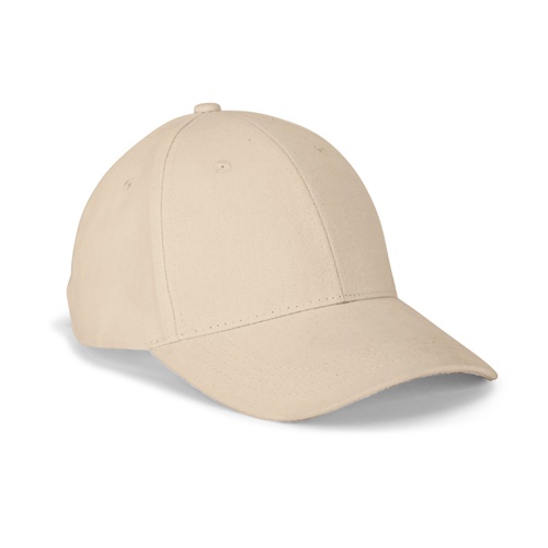 NATHAN. Boné 100% algodão (260 g/m²) com 6 painéis