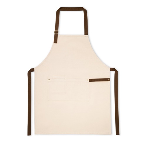 HOLM. Avental em 100% algodão canvas (320 g/m²) com detalhes em metal