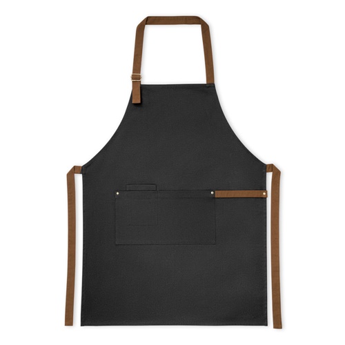 VESPER. Avental em 100% algodão canvas (300 g/m²) com detalhes em metal