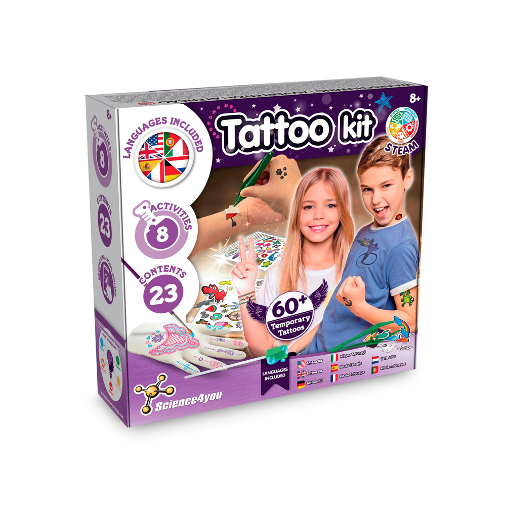 Tattoo Factory Kit I. Jogo didático para crianças