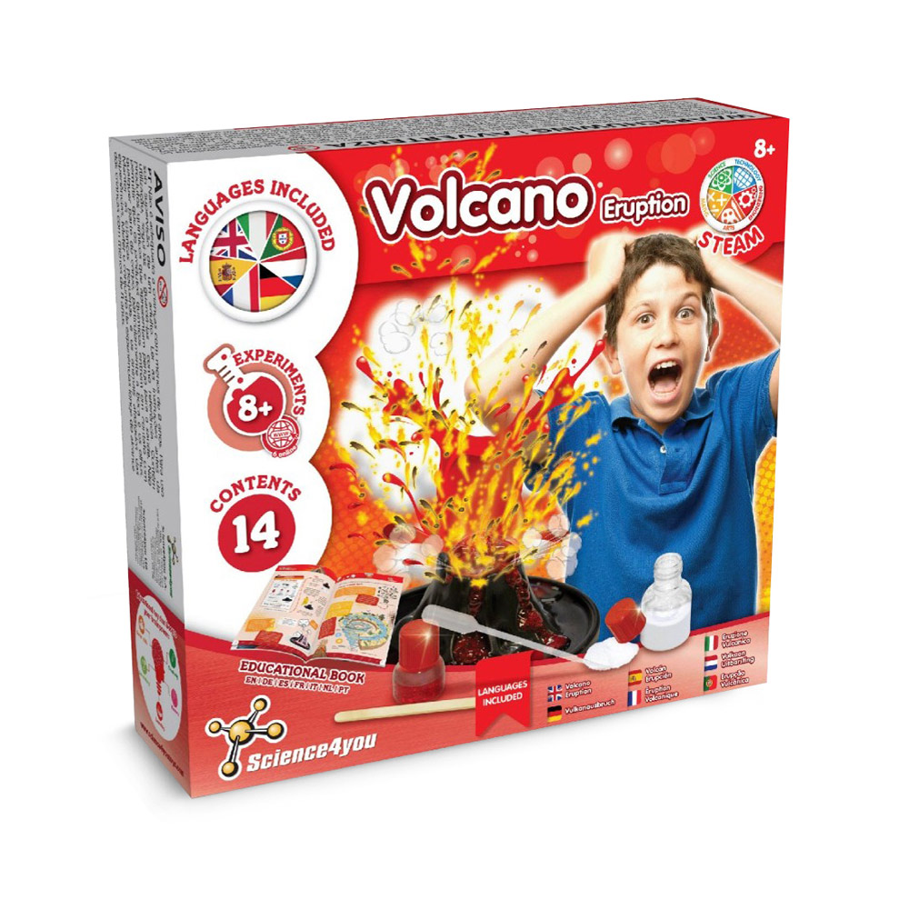 VOLCANIC ERUPTION GAME. Jogo didático para crianças