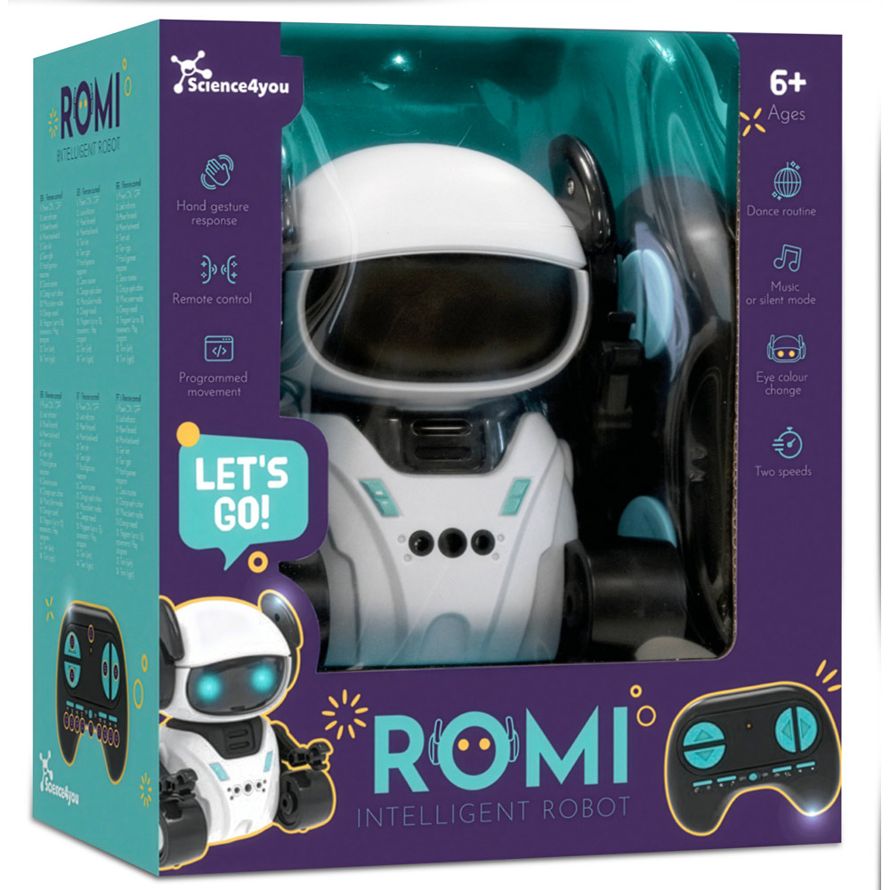ROMI INTELLIGENT ROBOT. Brinquedo didático para crianças