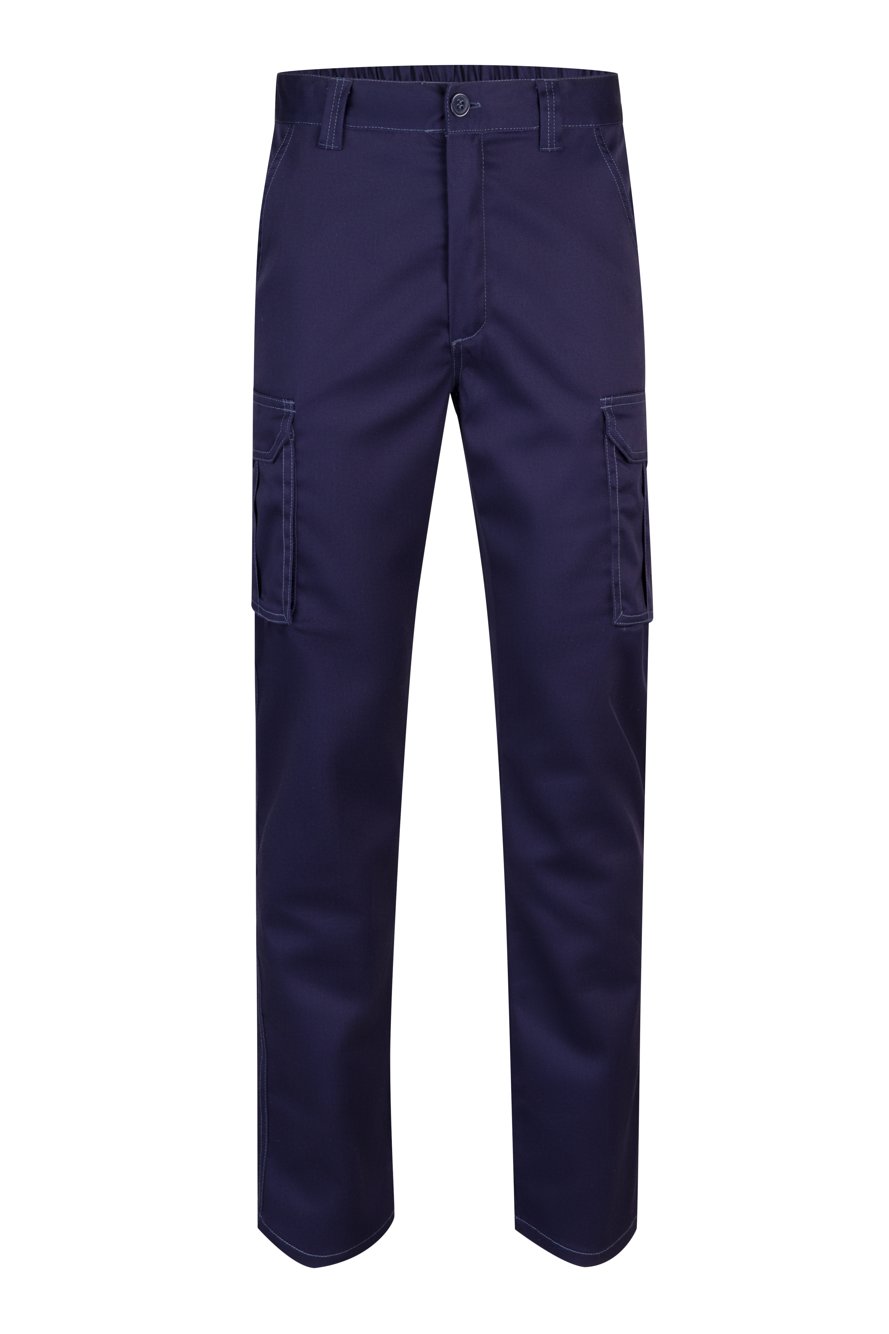 VL LUGH. Pantalon stretch, multipoches (240g/m²) en coton (46%), EME (38%) et polyester (16%)