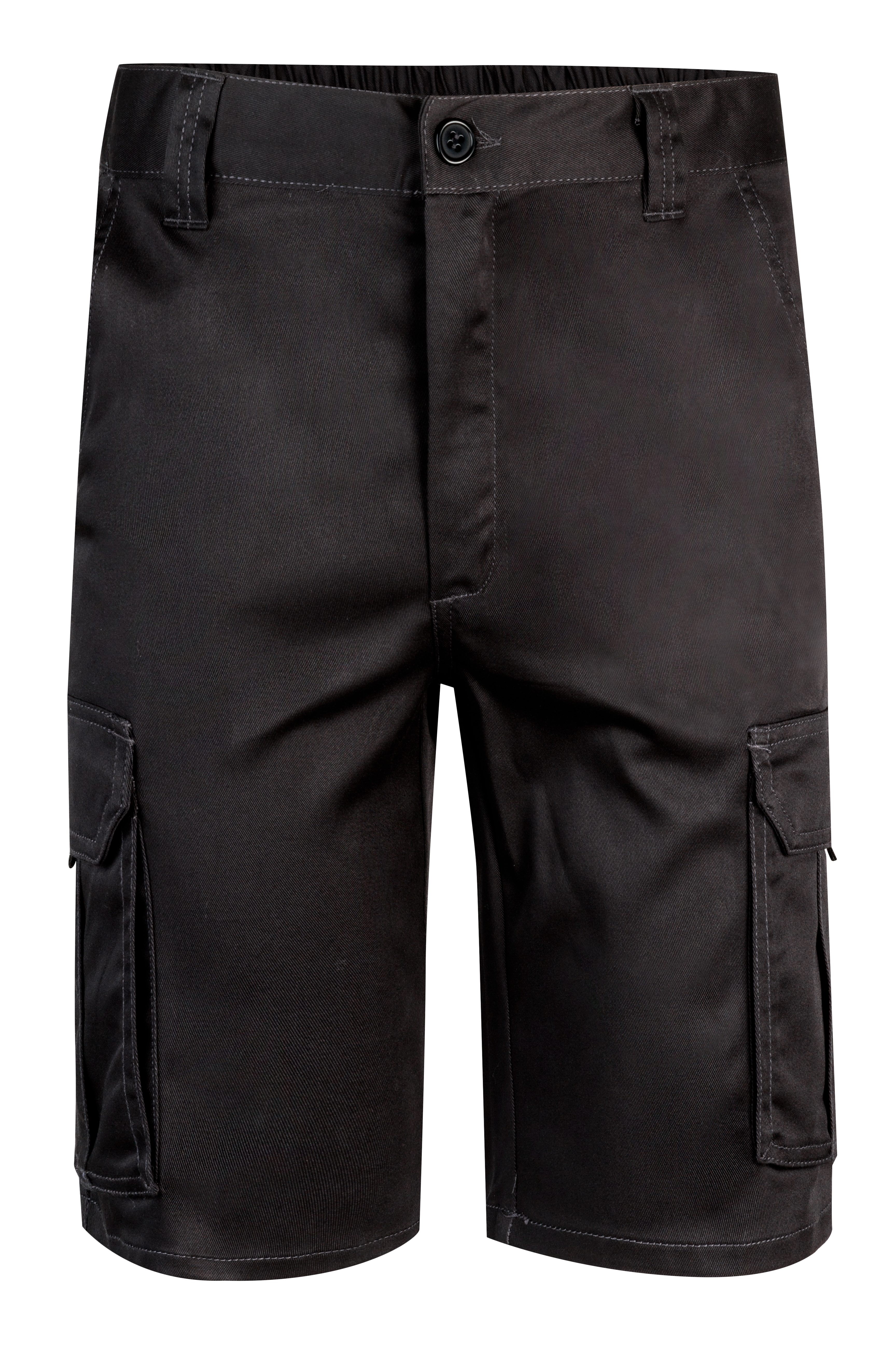 VL HEBE. Bermudas stretch multibolsos (240g/m²), em algodão (46%), EME (38%) e poliéster (16%)